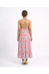 Hand Painted Rayon Halter Dress